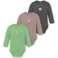 Normani Pijama entero/body 'Auckland' taupe / antracita / kiwi