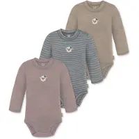 Normani Pijama entero/body 'Tuai' beige / gris / rosa / blanco