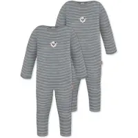 Normani Pijama entero/body 'Tangoio' bronce / gris claro / gris moteado / offwhite