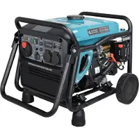 Könner&Sohnen Generador eléctrico KÖNNER & SÖHNEN KS 4100iE G, 4,00 kW, (generador inversor de combustible dual, gasolina/GLP, 2 puertos USB, pantalla LED), modo ECO
