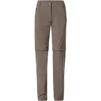 Vaude - Women's Farley Stretch Zip Off T-Zip Pants II - Pantalones de trekking size 34 - Long, gris/marrón
