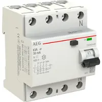 AEG Interruptor automático de 4 polos, 63A, 0,03, modelo FN463/A30, referencia 2CSF704156R1630