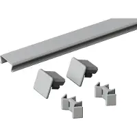 Rittal TS: Cubierta superior para montaje en serie, color RAL 7035