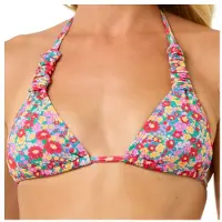 Rip Curl - Women's Las Flores Sliding Tri - Parte superior de bikini size XL, multicolor