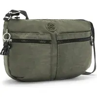 Kipling Bolso de hombro 'Izellah' verde oscuro