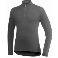 Woolpower - Zip Turtleneck 200 - Ropa interior merino size S, gris