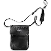 Tatonka - Skin Folded Neck Pouch - Portadocumentos negro/gris