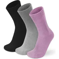 Normani Calcetines gris / rosa / negro
