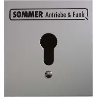 Sommer , sistema de accionamiento y tecnología de radio, modelo 5005. Pulsador de empotrar, 1 contacto, sin cilindro