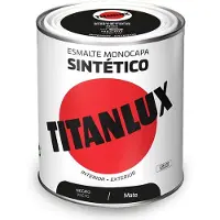 Titan Esmalte sintético 5809006, color negro, 750 ml