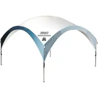 Coleman Refugio para eventos FastPitch Event Shelter XL (plateado/azul oscuro, 4,5 x 4,5 metros)