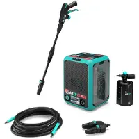 Annovi Reverberi ARXP BOX5 160DTS: Compacta, eléctrica, con cable de 8 metros, de alta presión, en color negro y verde, con estructura de acero inoxidable
