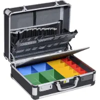 Allit AluPlus Service C44-3 427250, maletín universal para herramientas, sin herramientas incluidas (ancho x alto x profundidad) 445 x 210 x 370 mm (427250)