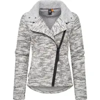 Ragwear Chaqueta polar 'Saskie' gris moteado