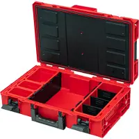 Qbrick System ONE 200 2.0 Expert RED ULTRA HD Maletín de herramientas a medida organizador modular 585 x 385 x 190 mm 15,4 l apilable IP66
