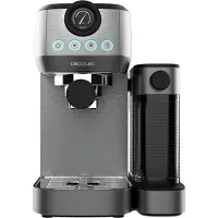 Cecotec Cafetera Espresso Cafetera Semiautomática Power 20 Steel Pro Latte