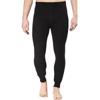 Woolpower - Long John 400 - Ropa interior merino size L, negro