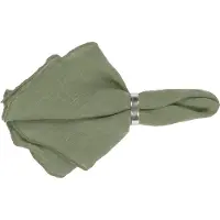 Broste Copenhagen Servilleta GRACIE X2 - Verde - 45x45 cm