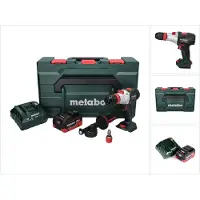 Metabo SB 18 LTX BL Q I Taladradora de percusión sin cable 18 V 130 Nm sin escobillas + 1x batería recargable 5,5 Ah + cargador + metaBOX