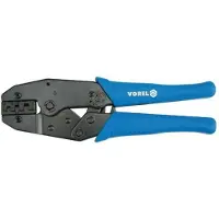 VOREL Alicate de crimpar de 220 mm para conectores, terminales y fundas de cable. Herramienta de prensado para cables de 0,5 a 2,5 mm²
