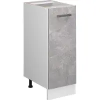 Vicco Armario de farmacia R-Line Hormigón 30 cm sin encimera, Model 37765