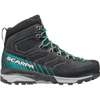 Scarpa - Zapatillas de senderismo Mujer - Mescalito Trek GTX Wmn Dark Anthracite Tropical para Mujer - Talla 38.5 - Negro