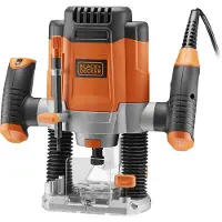 Black & Decker Fresadora superior 1200 W KW1200EKA-QS BLD