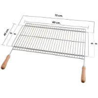 Sauvic Parrilla De Barbacoa Extensible 60x40 Cm