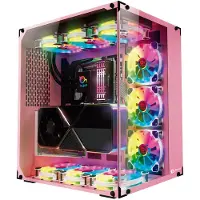 Talius Caja Torre Pc Cronos Orchid Rgb Crystal