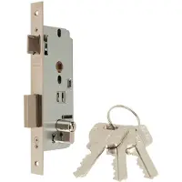Mcm Cerradura de embutir, 1 punto, modelo 1601-140