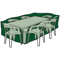 EDM Funda Para Mesa Y Sillas De 240 G/m² 225x143x90 Cm
