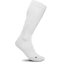 Bauerfeind Sports - Run Ultralight Compression Socks - Calcetines de compresión size 44-46 - Wade S, blanco/gris