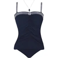 Sunflair Traje de baño marino / blanco