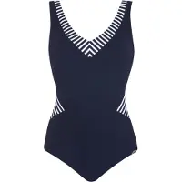 Sunflair Traje de baño azul oscuro / blanco