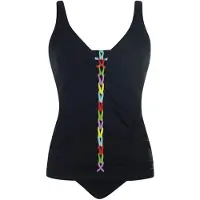 Sunflair Tankini azul claro / manzana / lila / negro