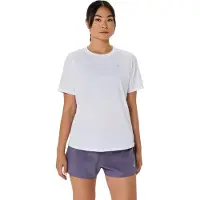 Asics para mujer. 2012D170 Camiseta Core Ss blanco (XS), Deportivo, Sintético, Running, Multideporte, Manga corta, outlet 2026.