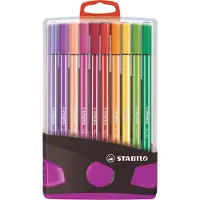 Stabilo 68 Rotulador ColorParade, lila/gris (20 uds.)