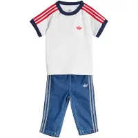 Adidas Originals adidasConjunto camiseta y pantalón Denim (Bebé) 62 Medium Blue Denim / White Niño