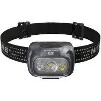 Nitecore NU31-GR Slate Grey, linterna frontal recargable, 550 lúmenes