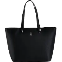 Tommy Hilfiger Shopper negro / plata