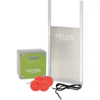 Kerbl Puerta Automática para Gallinero con Puerta Corredera - 430 x 400 mm - L