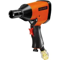 Black & Decker Llave de impacto neumática Black+Decker de 1/2" con juego de 10 vasos