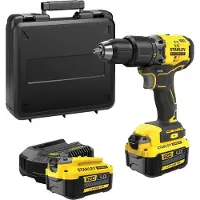 Stanley Taladro/atornillador inalámbrico V20 18v 2*4.0ah