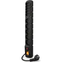 Acar HSK DATA S10, 5 metros, 5 m, Para interior/exterior, Plástico, , Universal, 10 enchufes