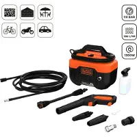 Black & Decker BEPW1300H-QS, Compacto, Eléctrico, 3 metros, 0,5 litros, Naranja, 312 litros/hora