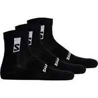 Salomon - Everyday Ankle 3-Pack - Calcetines multifuncionales size 36-38, negro