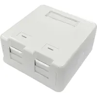 Lanview LVN127767, conector RJ-45, color blanco, peso: 37 gramos, cantidad: 1 unidad, peso total: 43 gramos
