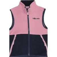 TROLLKIDS - Kid's Kjerag Vest - Chaleco de forro polar size 104, fucsia/azul