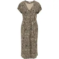 We fashion Vestido beige / marrón claro / negro
