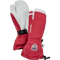 Hestra - Army Leather Heli Ski 3 Finger - Guantes size 5, rojo